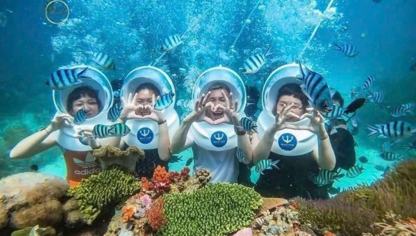 TOUR CÁP TREO & ĐI BỘ DƯỚI ĐÁY BIỂN